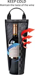 Leather wine carrier